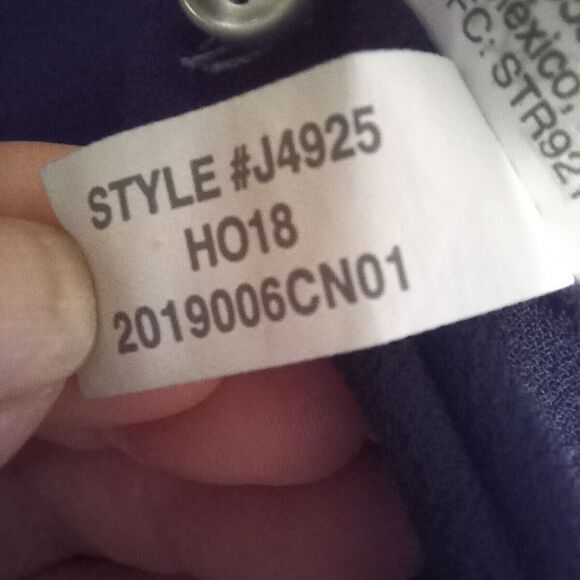 J Crew Rift Velvet Tank-Size 6-Navy-Lined-Layer-Keyhole Back-Holiday-Whimsygoth - Picture 10 of 10